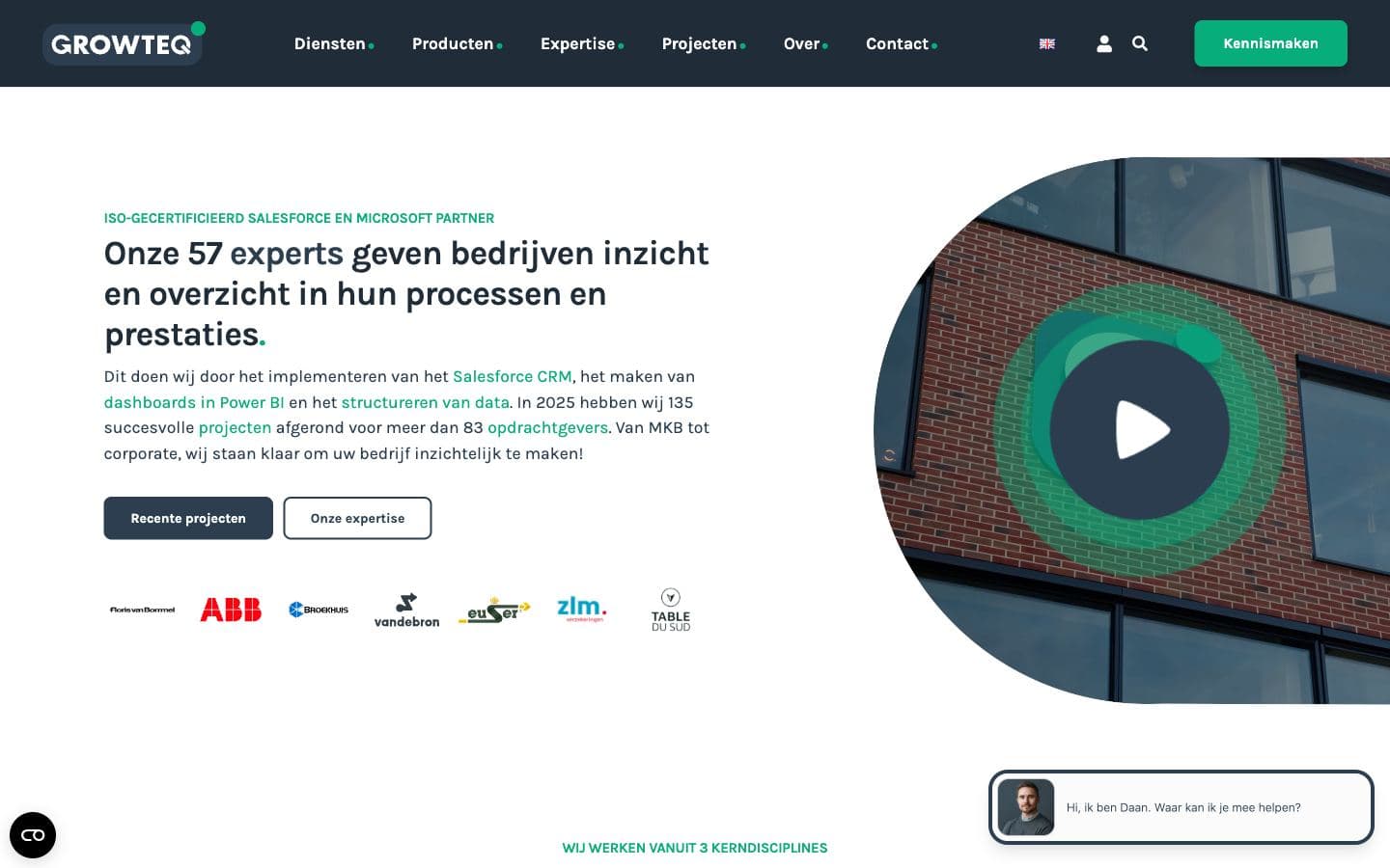 Website van Growteq